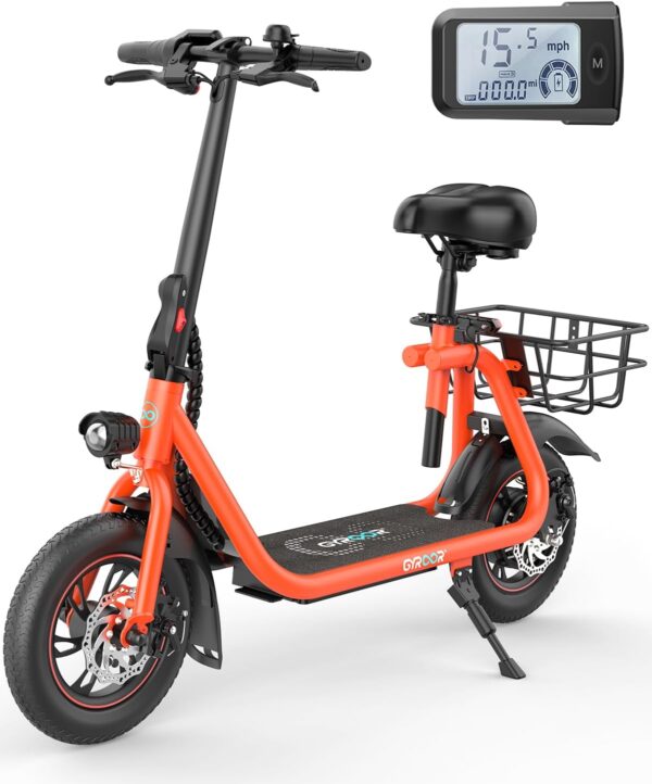 Electric Scooter for Adults with Seat